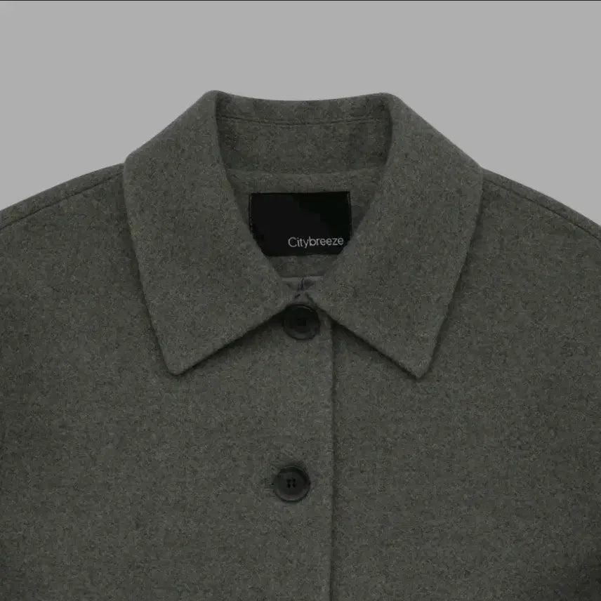 [BUNJANG] Citybreeze Volume Wool Coat - Gray / 시티브리즈 볼륨 울 코트 그레이(새상품)