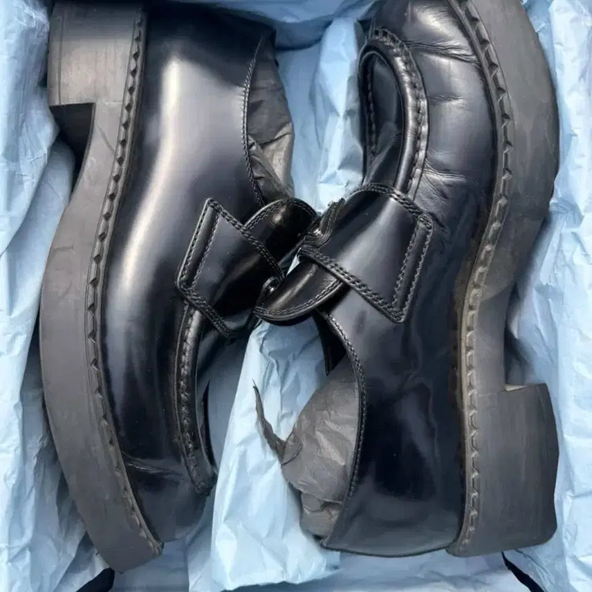 [BUNJANG] Prada Chocolate Brushed Loafers / 프라다 초콜릿 브러시드 로퍼