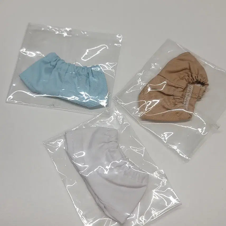 [BUNJANG] 10cm Doll Pants Set (3 Pieces) / 10cm 인형옷 바지 3벌 모두 (새상품)