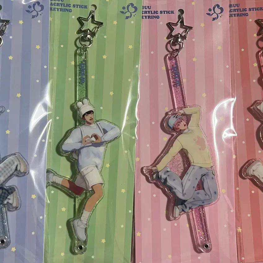 [BUNJANG] PLAVE Acrylic Stick Keyring Bundle Set / 플레이브 플뿌 아크릴 스틱 키링 일괄