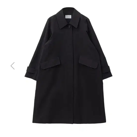 [BUNJANG] PI/CS Black Long Trench Coat / PI/CS 블랙 롱 트렌치 코트
