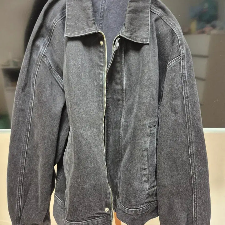 [BUNJANG] Musinsa Standard Shin Chan Daddy Cone Oversized Denim Blouson Jacket - XL / 무신사 스탠다드 짱구대디 CONE 오버사이즈 데님 블루종 재킷 xl