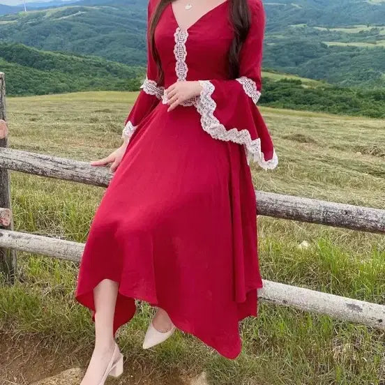 [BUNJANG] Mayyun Red Dress / 메이윤 원피스 / 레드