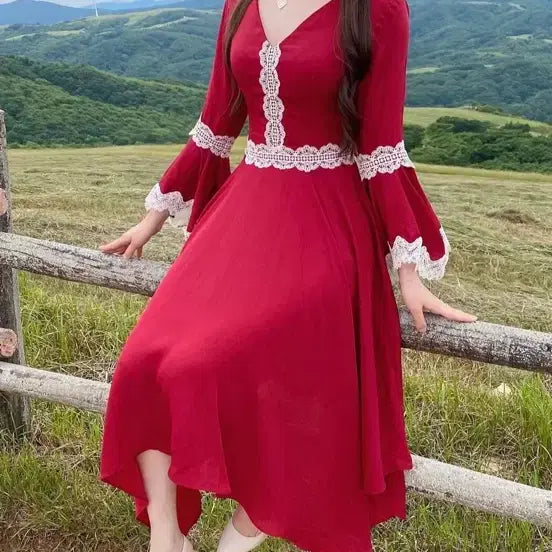 [BUNJANG] Mayyun Red Dress / 메이윤 원피스 / 레드