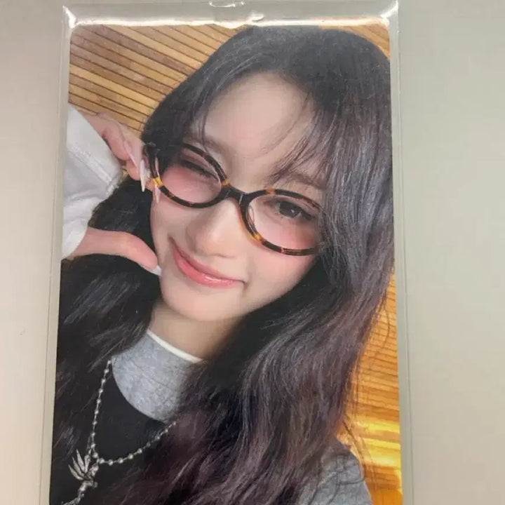[SOLD OUT] 아이브 스위치 이서 안경 뮤직코리아 뮤코 럭드 포카 양도