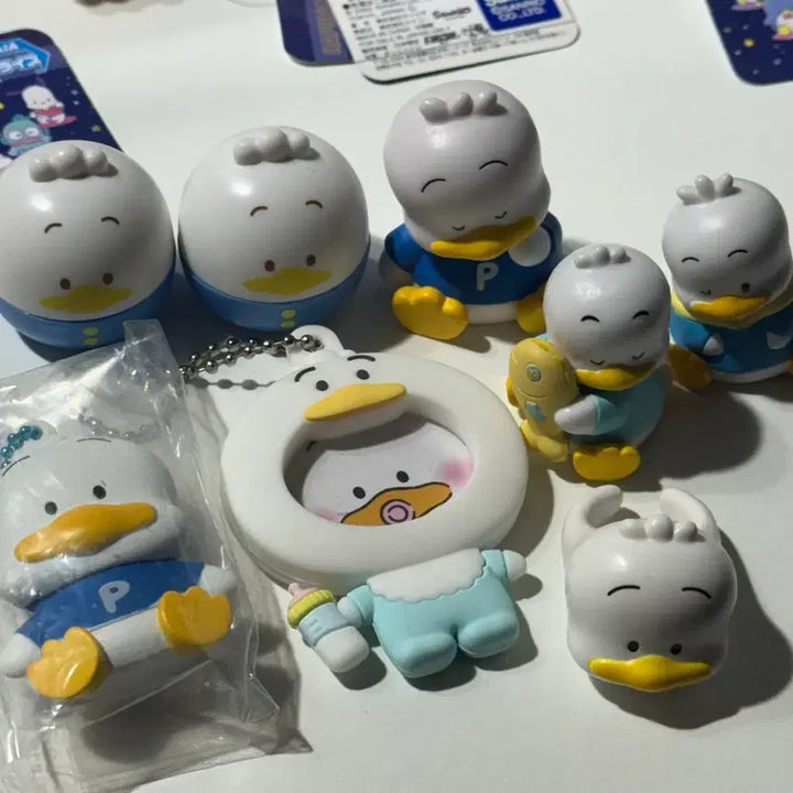 [BUNJANG] Sanrio Happy Dan V. Ori Peko Gacha Keyring Bundle Set / 일괄) 산리오 해피단브이 오리 페클 가챠 카링
