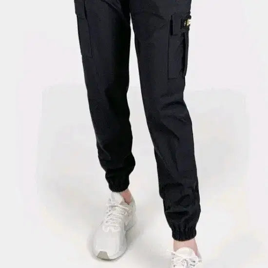 [BUNJANG] National Geographic Black Cargo Training Pants / 내셔널지오그래픽 블랙 바지