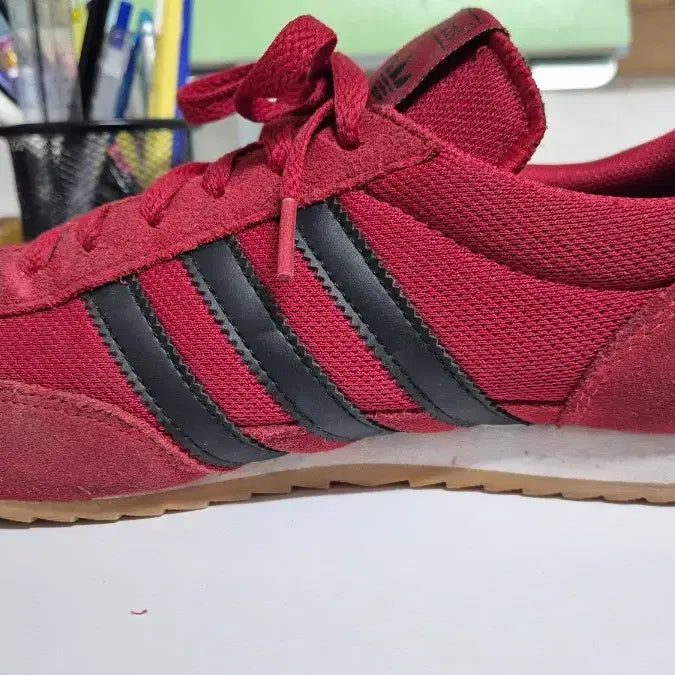 [BUNJANG] Adidas R71 Red Core Black Sneakers / 아디다스 R71 레드 코어 블랙 280mm
