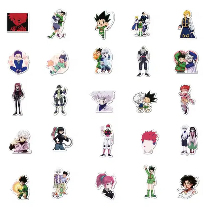 [BUNJANG] Hunter x Hunter Character Sticker Set / 헌터헌터 캐릭터 스티커 세트