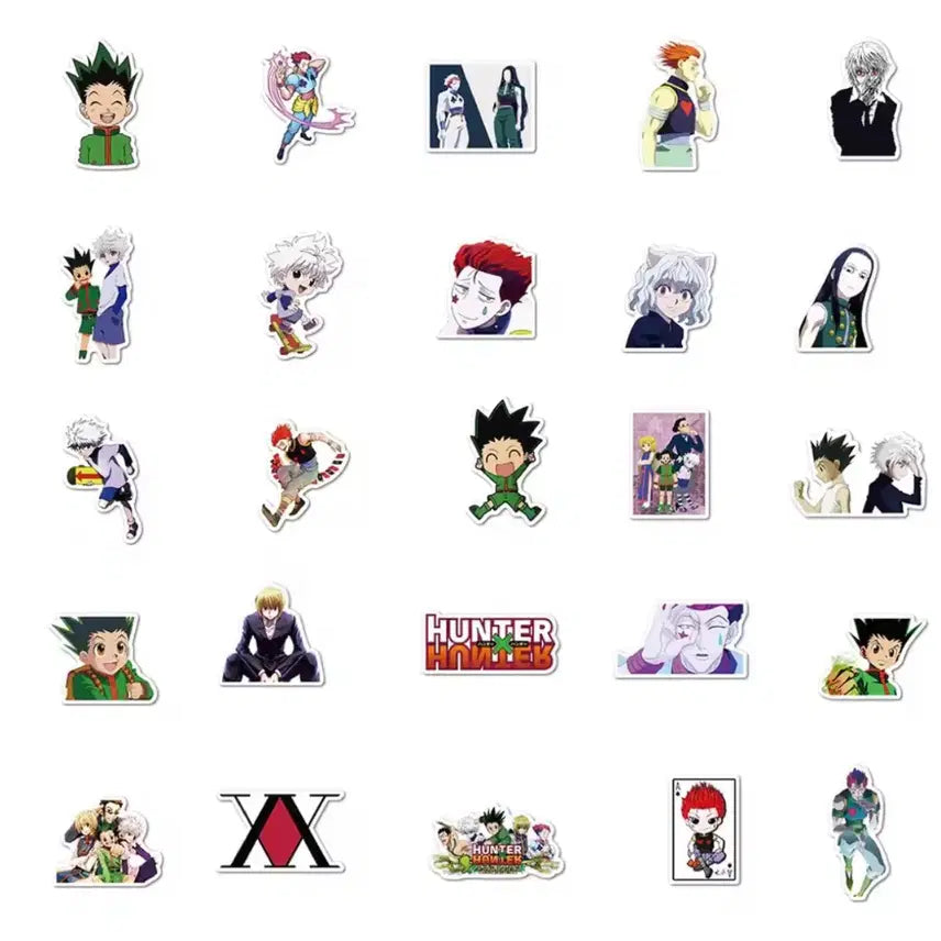 [BUNJANG] Hunter x Hunter Character Sticker Set / 헌터헌터 캐릭터 스티커 세트