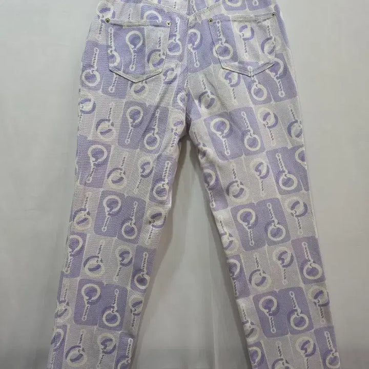 [SOLD OUT] (정품)구찌 라일락 패턴 여성 데님 팬츠