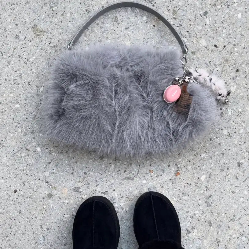 [BUNJANG] Koperi Fur Bag / 코페리 퍼 가방 (급처)