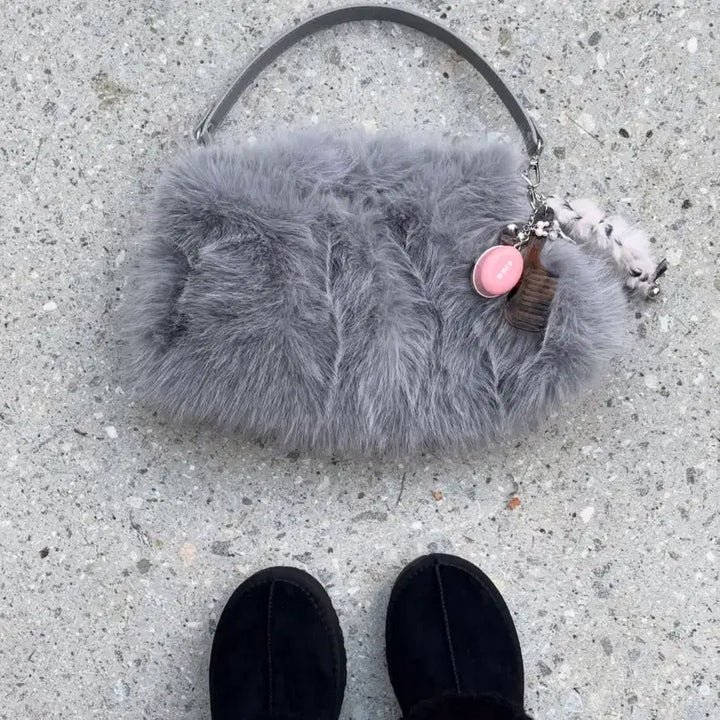 [BUNJANG] Koperi Fur Bag / 코페리 퍼 가방 (급처)