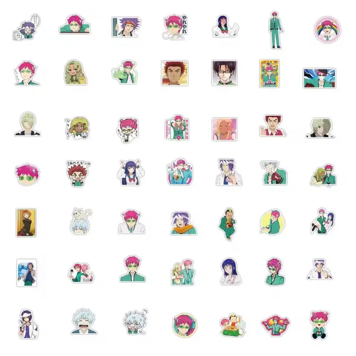[BUNJANG] Saiki K. Sticker Set / 사이키 쿠스오의 재난 스티커 세트