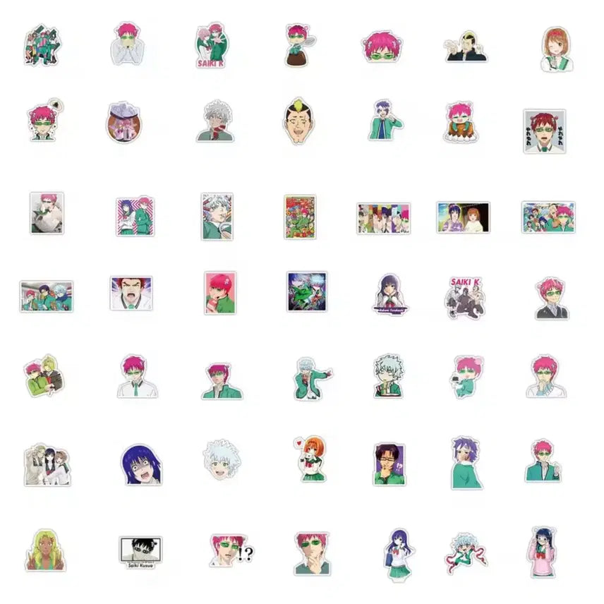 [BUNJANG] Saiki K. Sticker Set / 사이키 쿠스오의 재난 스티커 세트
