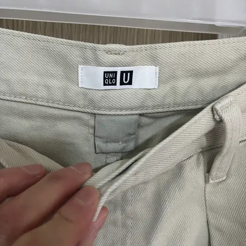 [BUNJANG] Uniqlo U Beige Wide Pants / 유니클로 U 베이지 와이드 팬츠 6 (24)