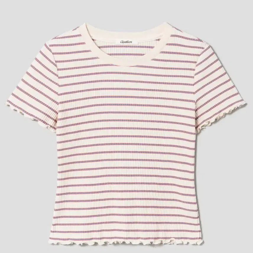 [BUNJANG] theaperture Stripe Short Sleeve T-shirt / 디애퍼처 theaperture 스트라이프 반팔 티셔츠