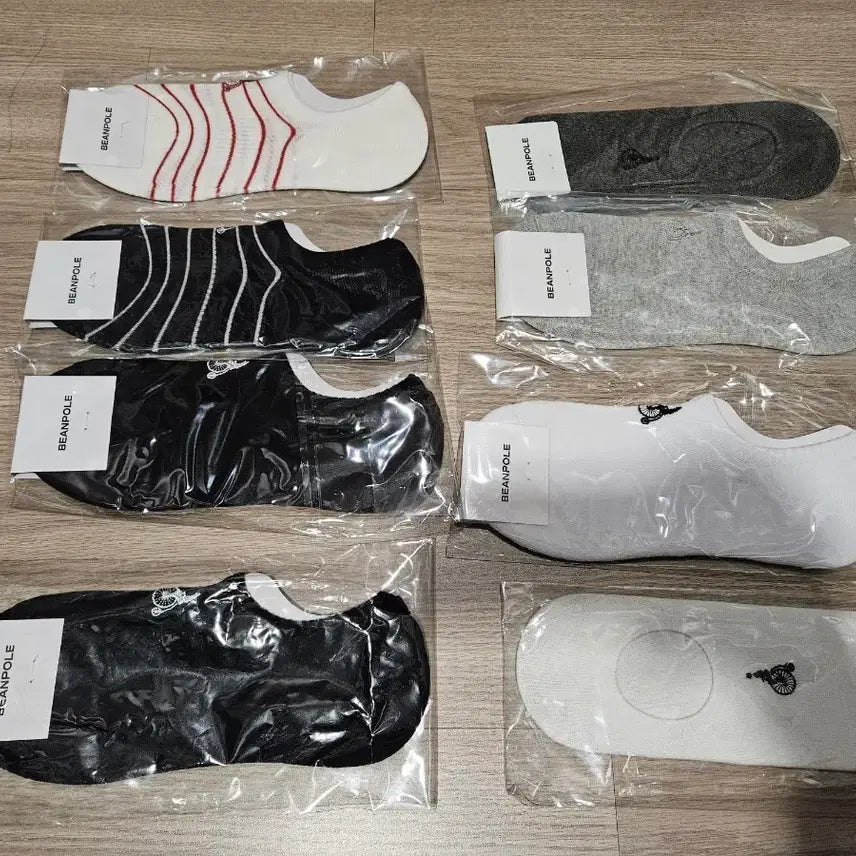 [BUNJANG] Beanpole Ankle Socks (8 Pairs) / 빈폴 정품 발목 양말