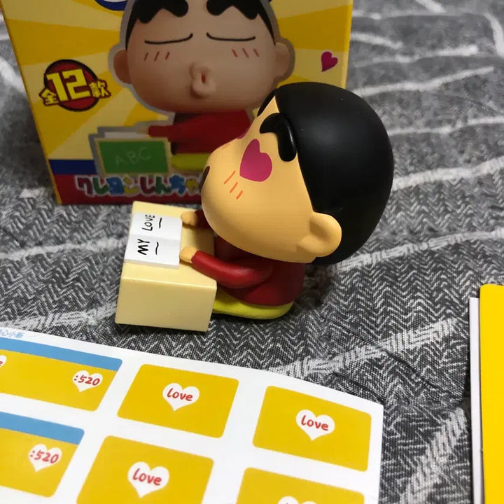 [BUNJANG] Crayon Shin-chan Desk Clock Figure / 짱구 미니 탁상시계 피규어