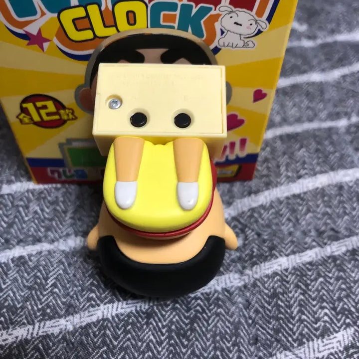 [BUNJANG] Crayon Shin-chan Desk Clock Figure / 짱구 미니 탁상시계 피규어