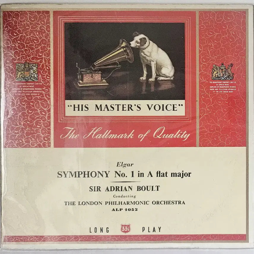 [BUNJANG] Adrian Boult Elgar Symphony No. 1 LP / LP 애드리언 볼트 - 엘가 교향곡 1번 (수입반)