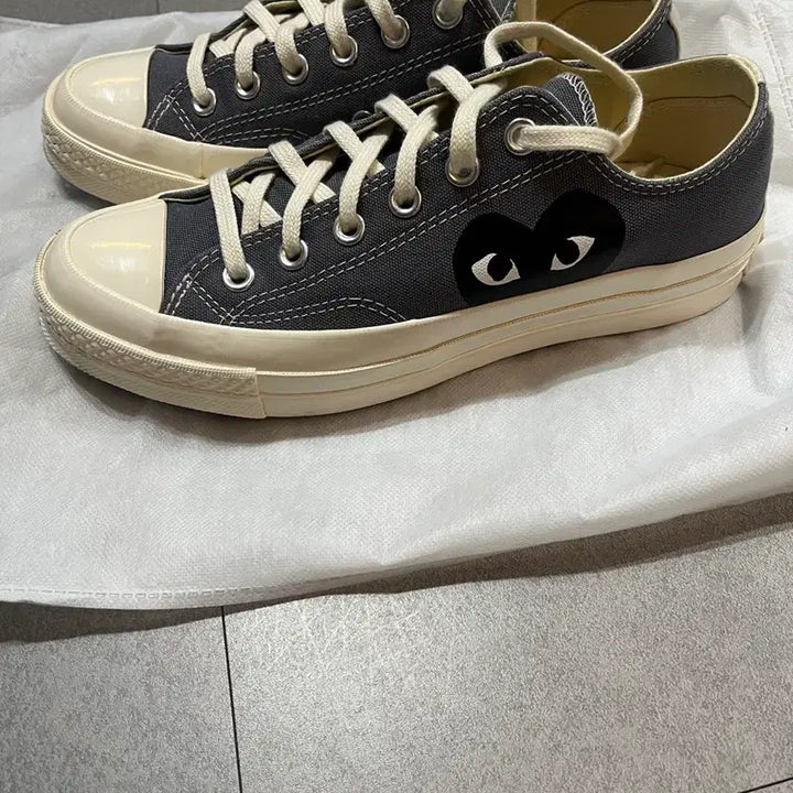 [BUNJANG] Comme des Garcons Converse Chuck Taylor 70 Low Blue 245 / 꼼데 컨버스 척테일러70 로우 블루 245