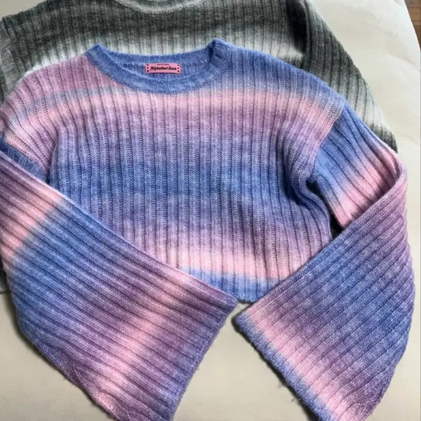 [BUNJANG] High School Disco Cropped Knit / 하이스쿨디스코 크롭니트 컬러별