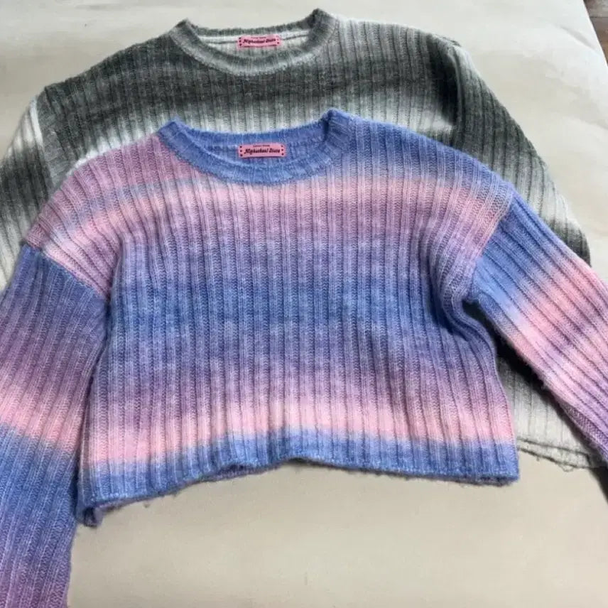 [BUNJANG] High School Disco Cropped Knit / 하이스쿨디스코 크롭니트 컬러별