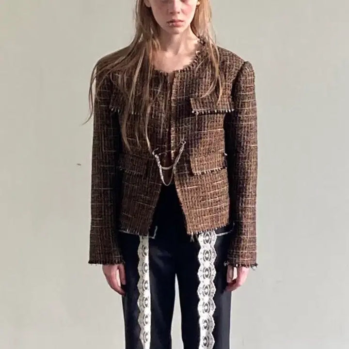 [BUNJANG] Dare Tweed Jacket / 데어드 트위드자켓