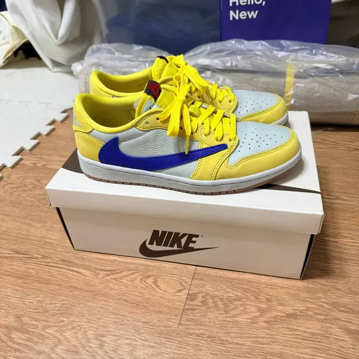 [BUNJANG] Nike Jordan 1 x Travis Scott Retro Low OG SP Canary Sneakers / [265] 조던 1 x 트래비스 스캇 레트로 로우 OG SP 카나리