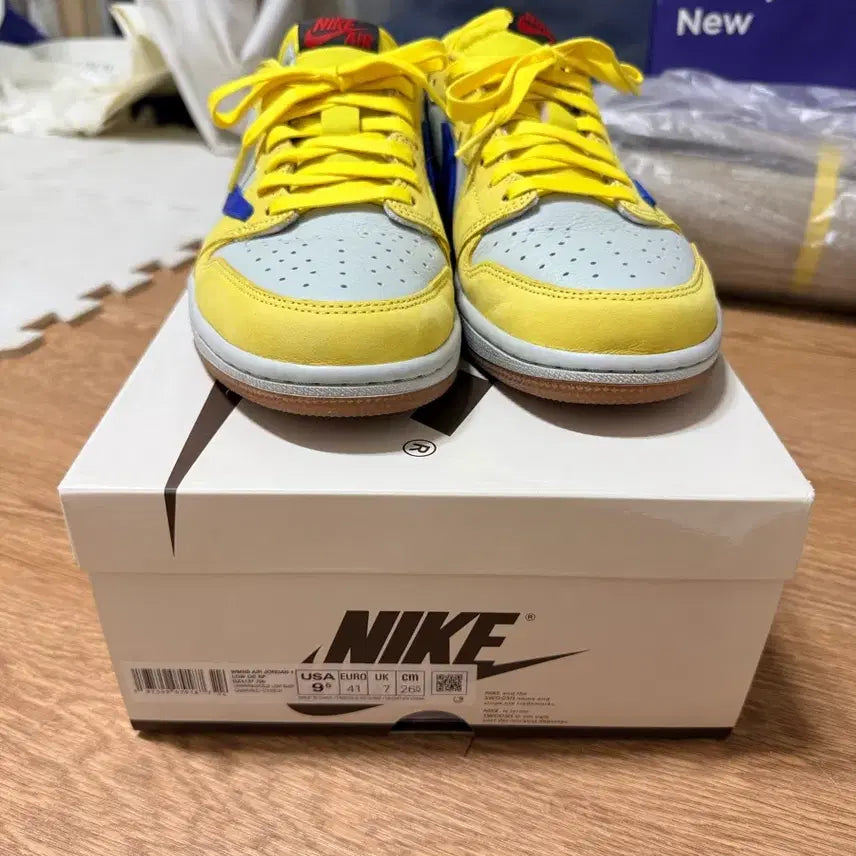 [BUNJANG] Nike Jordan 1 x Travis Scott Retro Low OG SP Canary Sneakers / [265] 조던 1 x 트래비스 스캇 레트로 로우 OG SP 카나리