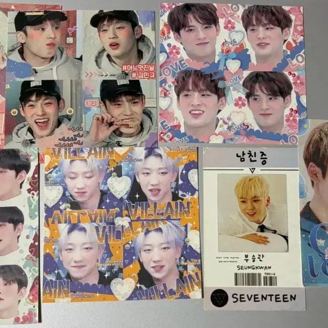 [BUNJANG] SEVENTEEN Photocard Bundle Set / 세븐틴 포토카드, 비공굿 일괄