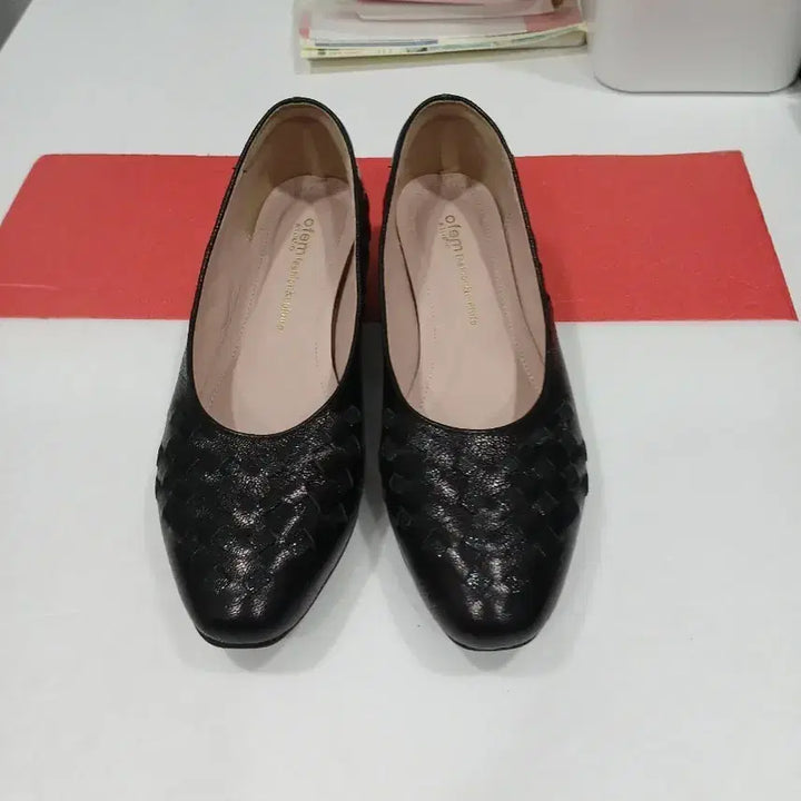 [BUNJANG] OFEM Leather Flat Shoes Size 250 / 오브엠ofem.  플랫슈즈250.사용감없음