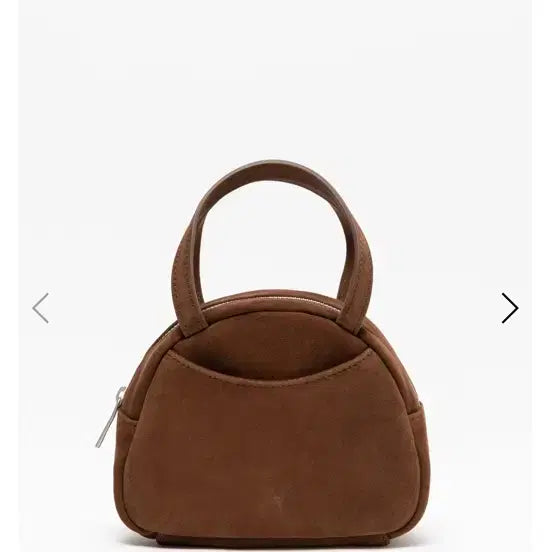 [BUNJANG] Hanneu Half Mini Tote Bag Suede / 한느 하프 미니 토트백 스웨이드