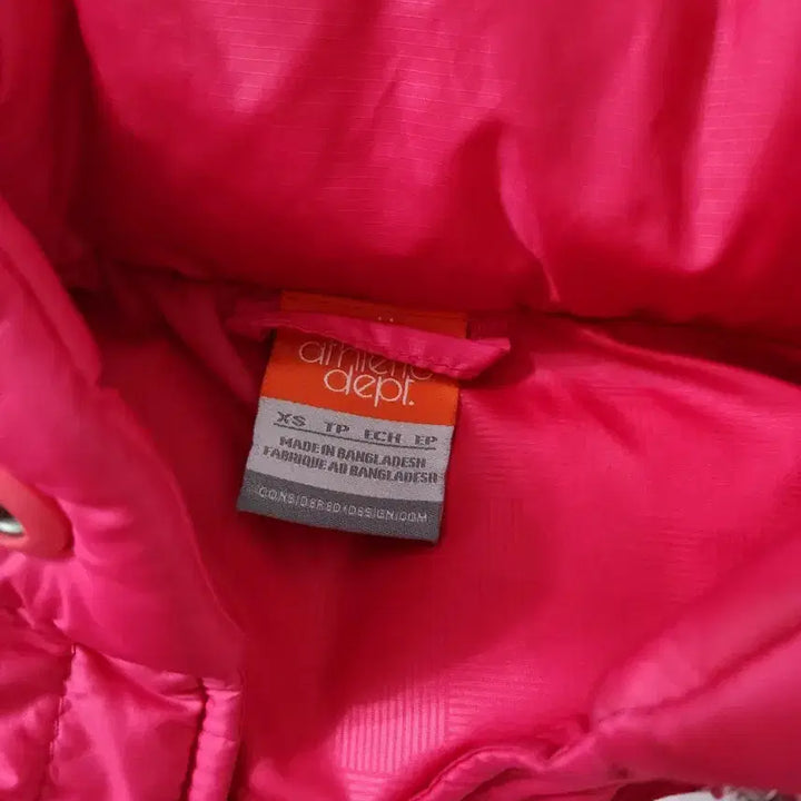 [BUNJANG] Nike Hot Pink Cropped Padded Jumper / 나이키 핫핑크 크롭 패딩 점퍼