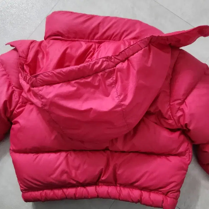 [BUNJANG] Nike Hot Pink Cropped Padded Jumper / 나이키 핫핑크 크롭 패딩 점퍼