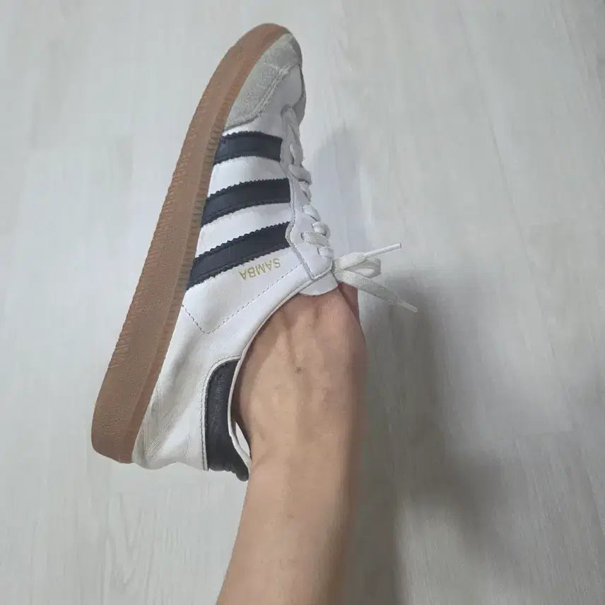 [BUNJANG] Adidas Samba Decon Cloud White Sneakers / 아디다스 삼바 데콘 클라우드 화이트