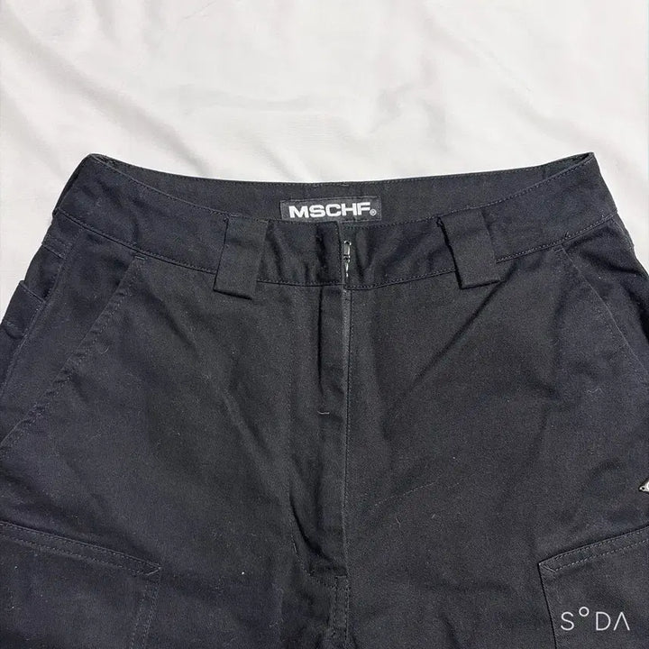 [BUNJANG] Mischief Apron Pocket Work Pants Black S / 미스치프 에이프런 포켓 워크 팬츠 블랙 S