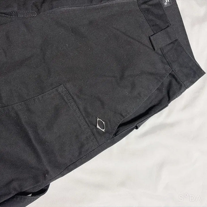 [BUNJANG] Mischief Apron Pocket Work Pants Black S / 미스치프 에이프런 포켓 워크 팬츠 블랙 S