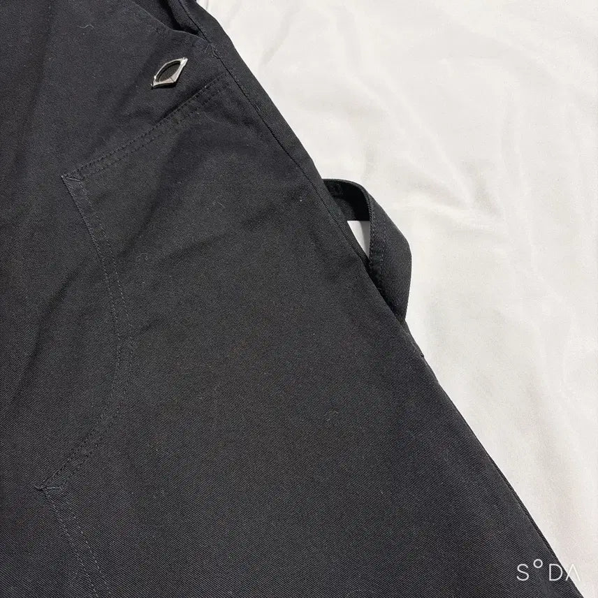 [BUNJANG] Mischief Apron Pocket Work Pants Black S / 미스치프 에이프런 포켓 워크 팬츠 블랙 S
