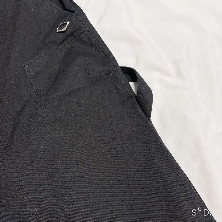 [BUNJANG] Mischief Apron Pocket Work Pants Black S / 미스치프 에이프런 포켓 워크 팬츠 블랙 S