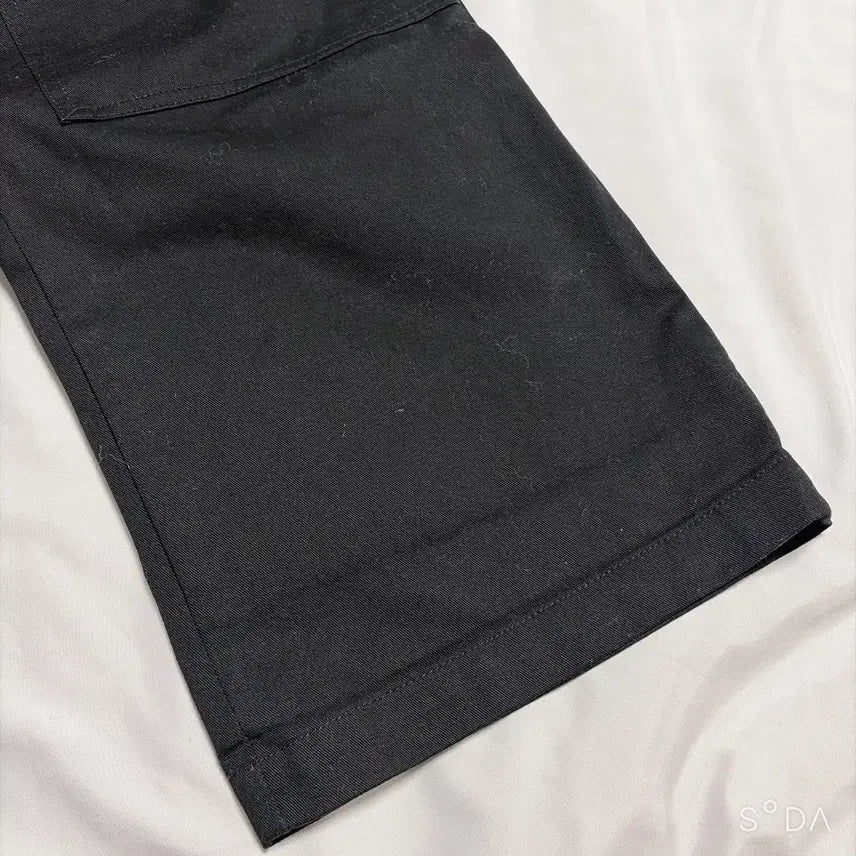 [BUNJANG] Mischief Apron Pocket Work Pants Black S / 미스치프 에이프런 포켓 워크 팬츠 블랙 S