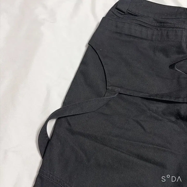 [BUNJANG] Mischief Apron Pocket Work Pants Black S / 미스치프 에이프런 포켓 워크 팬츠 블랙 S