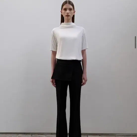 [BUNJANG] Woohee Twill Bootcut Slacks - Black / 우이 트윌 부츠컷 슬랙스 블랙