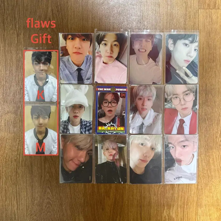 [BUNJANG] EXO Baekhyun Album Photocard Bundle Set / 엑소 백현 앨범 포토카드 포카 일괄