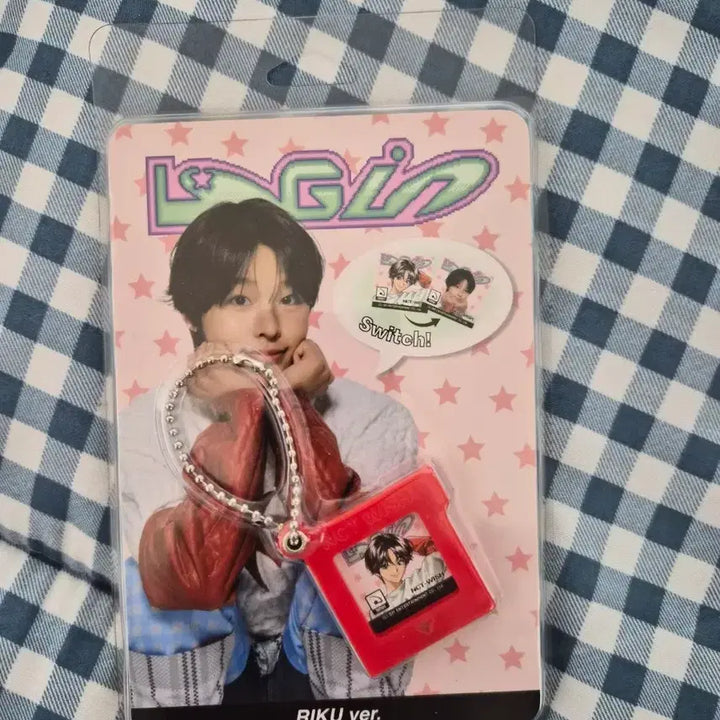 [BUNJANG] NCT WISH Login MD Switch Game Pack Keyring Riku / (급처분)엔시티 위시 로그인 엠디 스위치 게임팩 키링 리쿠