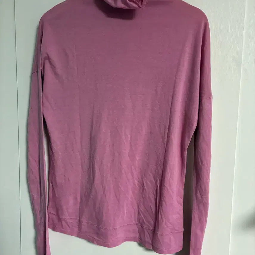 [SOLD OUT] 시스템 핑크색 목폴라 긴팔 티셔츠