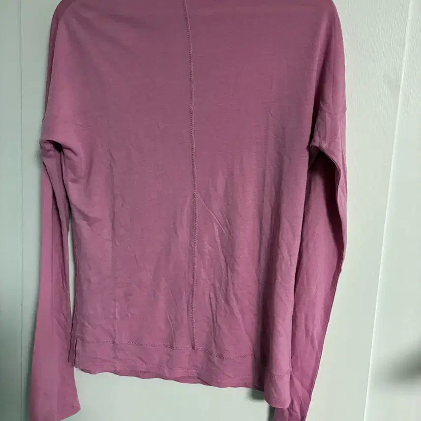 [SOLD OUT] 시스템 핑크색 목폴라 긴팔 티셔츠