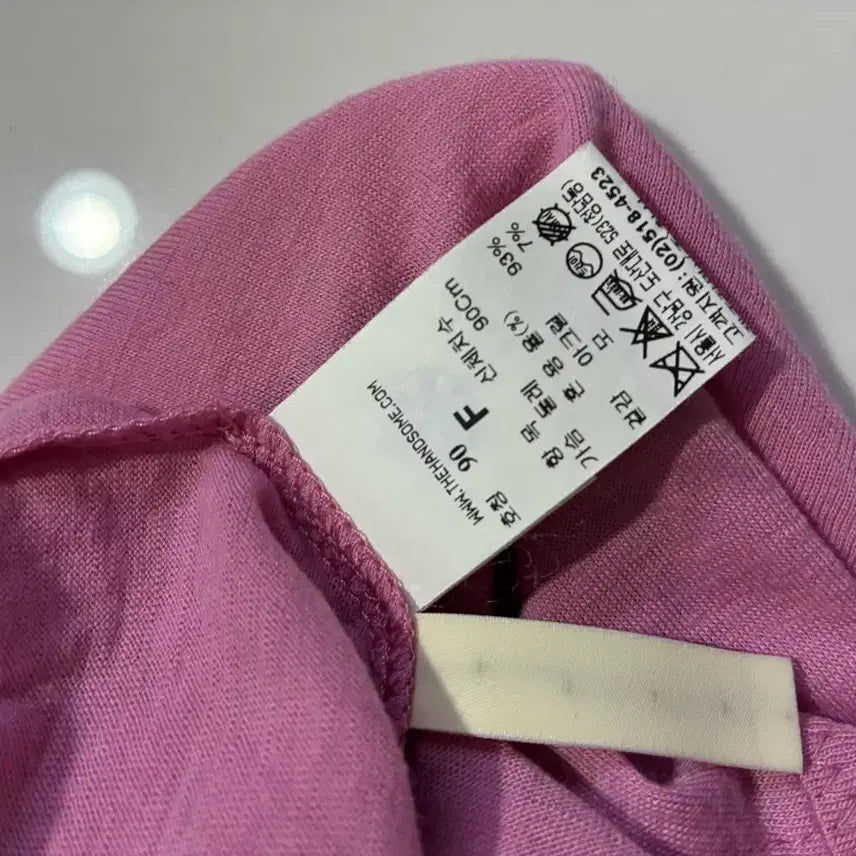 [SOLD OUT] 시스템 핑크색 목폴라 긴팔 티셔츠