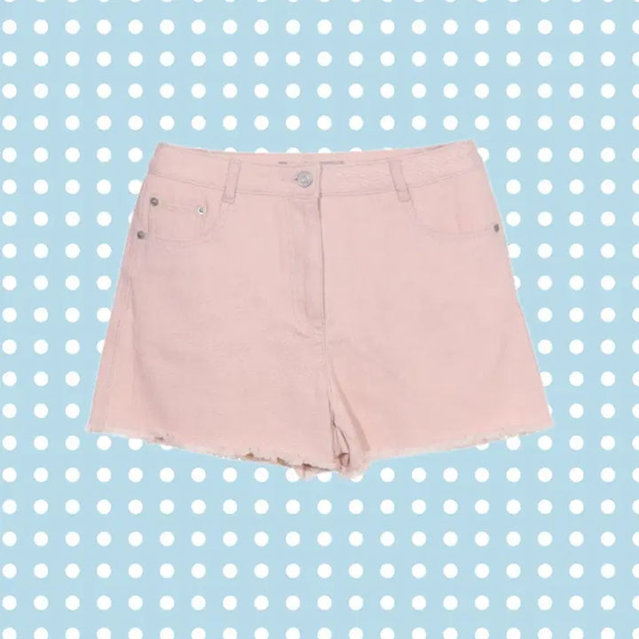 [BUNJANG] 8 Seconds Pink Denim Shorts / 에잇세컨즈 핑크 데님 반바지